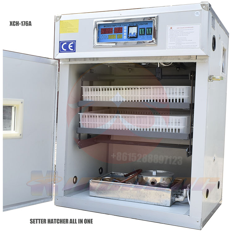 176 eggs automatic chicken egg incubator
